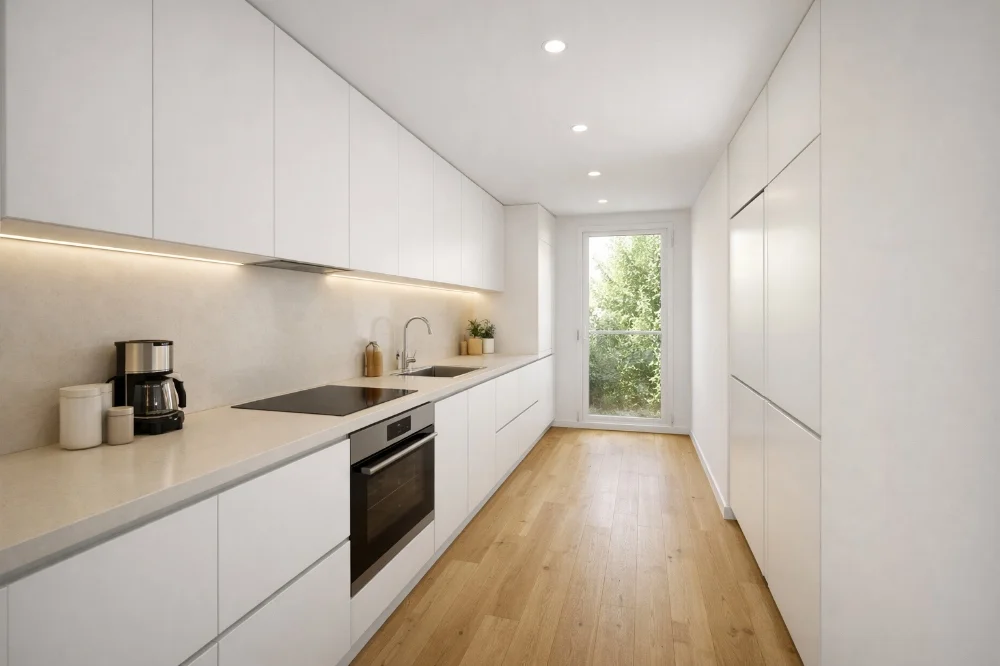 cocina estrecha cocina estrecha