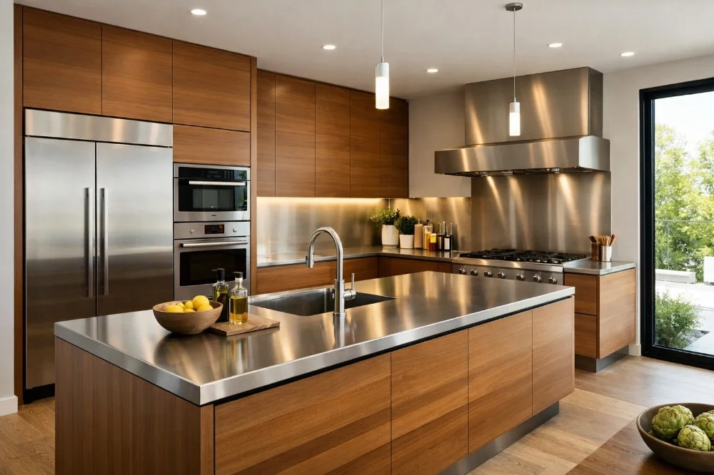 cocina moderna acero inoxidable cocina moderna acero inoxidable